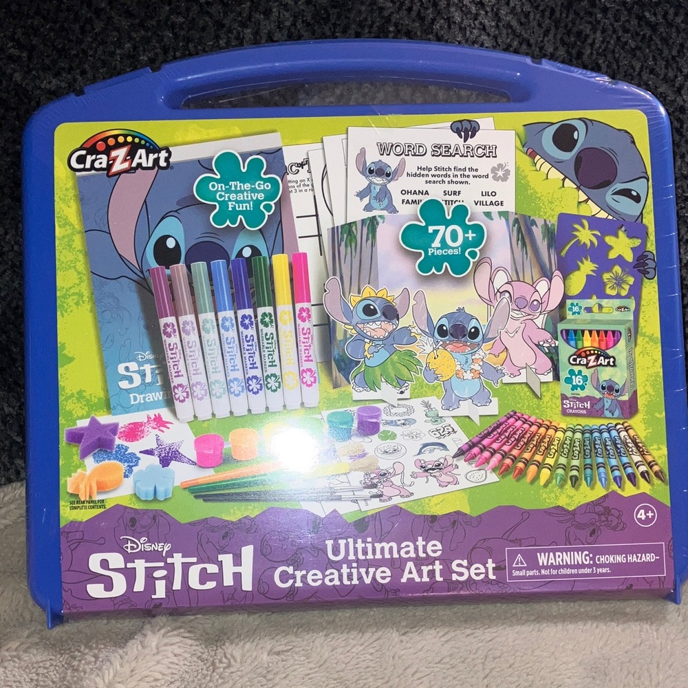New Cra-Z-Art Disney Stitch Ultimate Creative Activity and Coloring Art Set